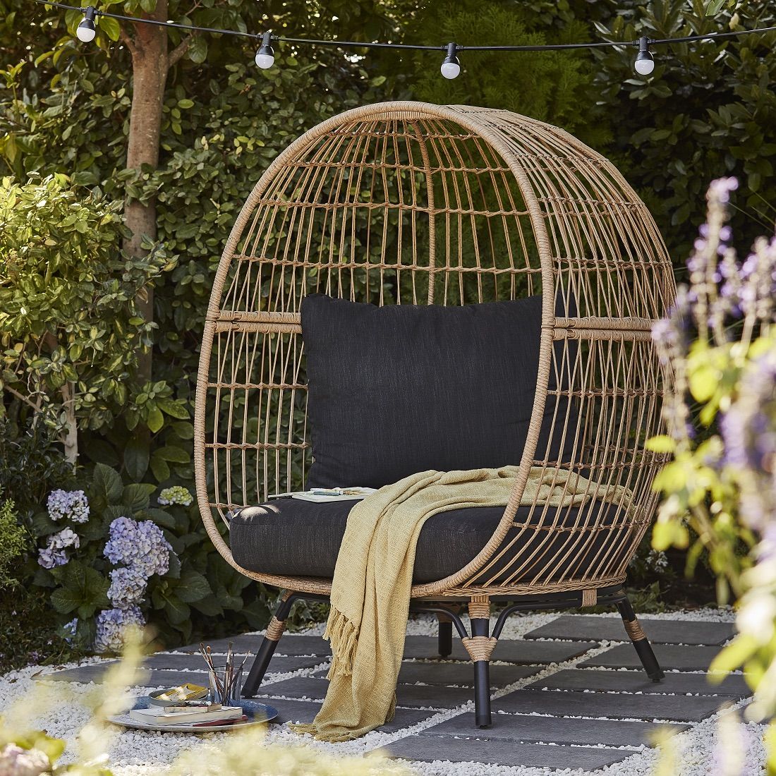 Egg Chair Rattan Garden Furniture, Are Egg Chairs Waterproof
