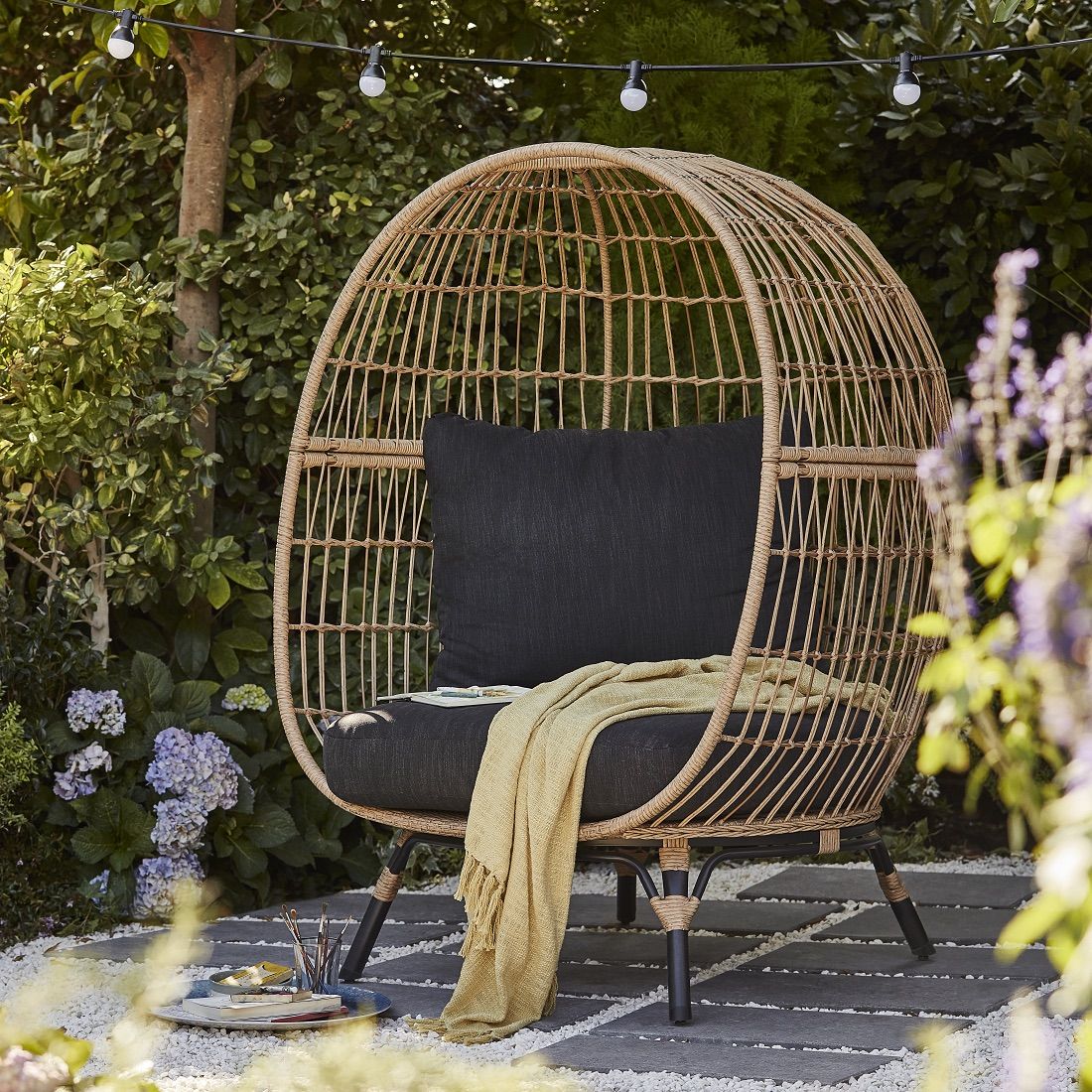 rattan chair egg