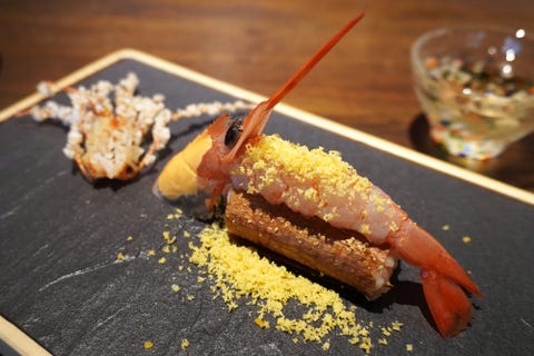 米其林二星餐廳raw夏季菜單以 酸 貫穿菜單 西瓜綿 破布子搭配魚鮮 米其林二星餐廳raw夏季菜單以 酸 貫穿菜單 西瓜綿 破布子搭配魚鮮