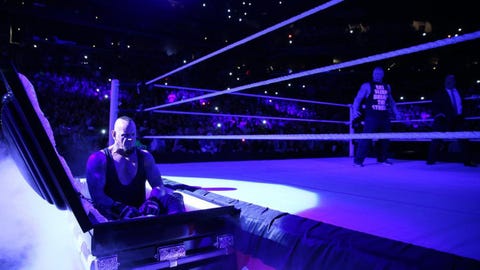 The Undertaker says he used to nap in caskets at WWE