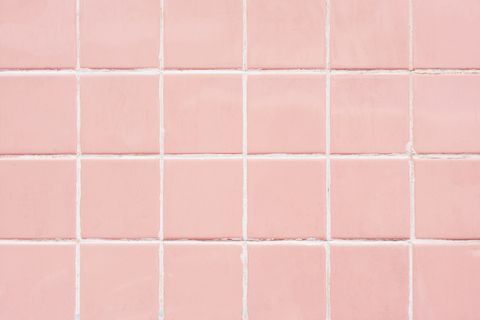 Pink, Tile, Peach, Pattern, Line, Material property, Flooring, Tints and shades, Square, Tile flooring, 