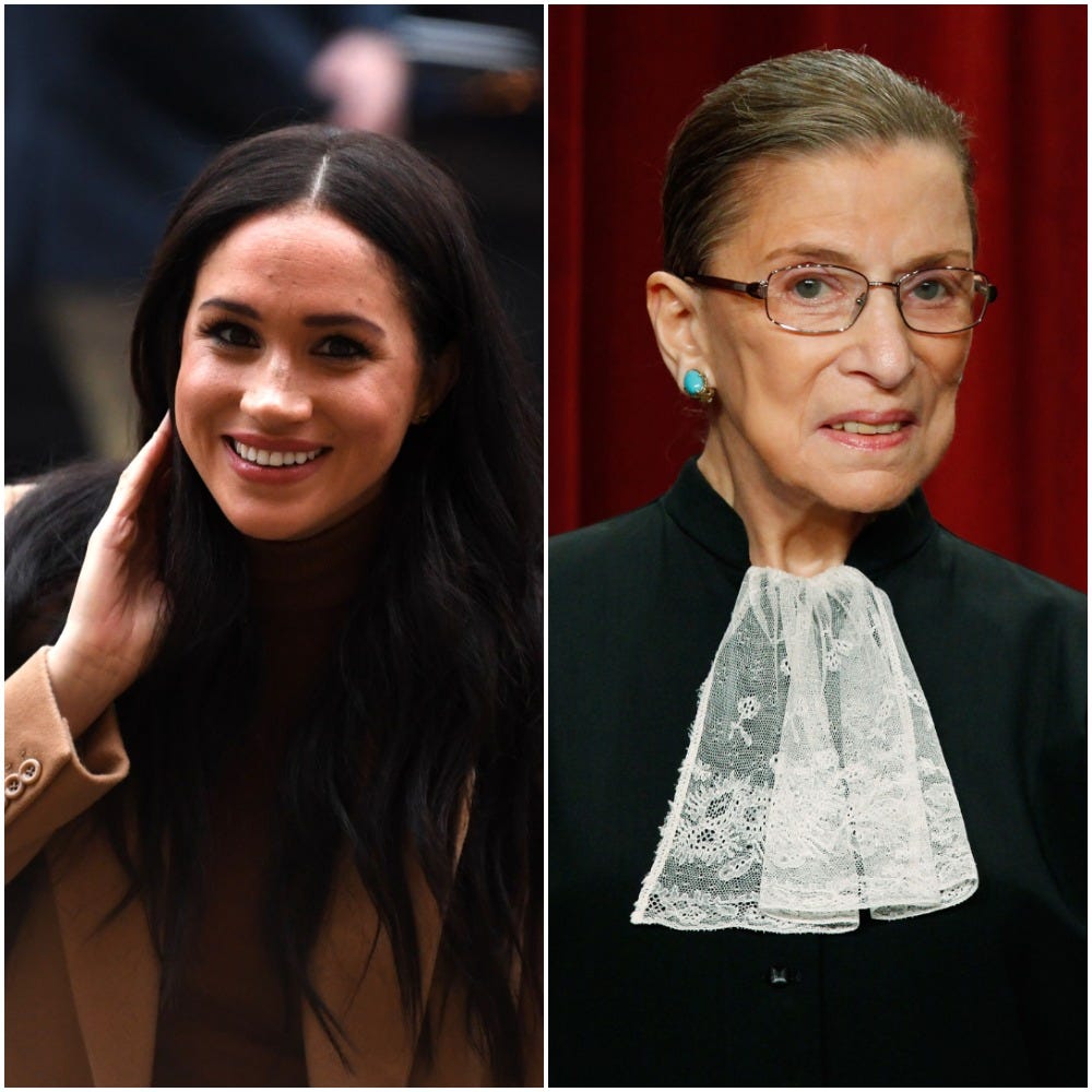 Meghan Markle Calls Ruth Bader Ginsburg ‘a Justice of Courage’ In a Sweet Tribute