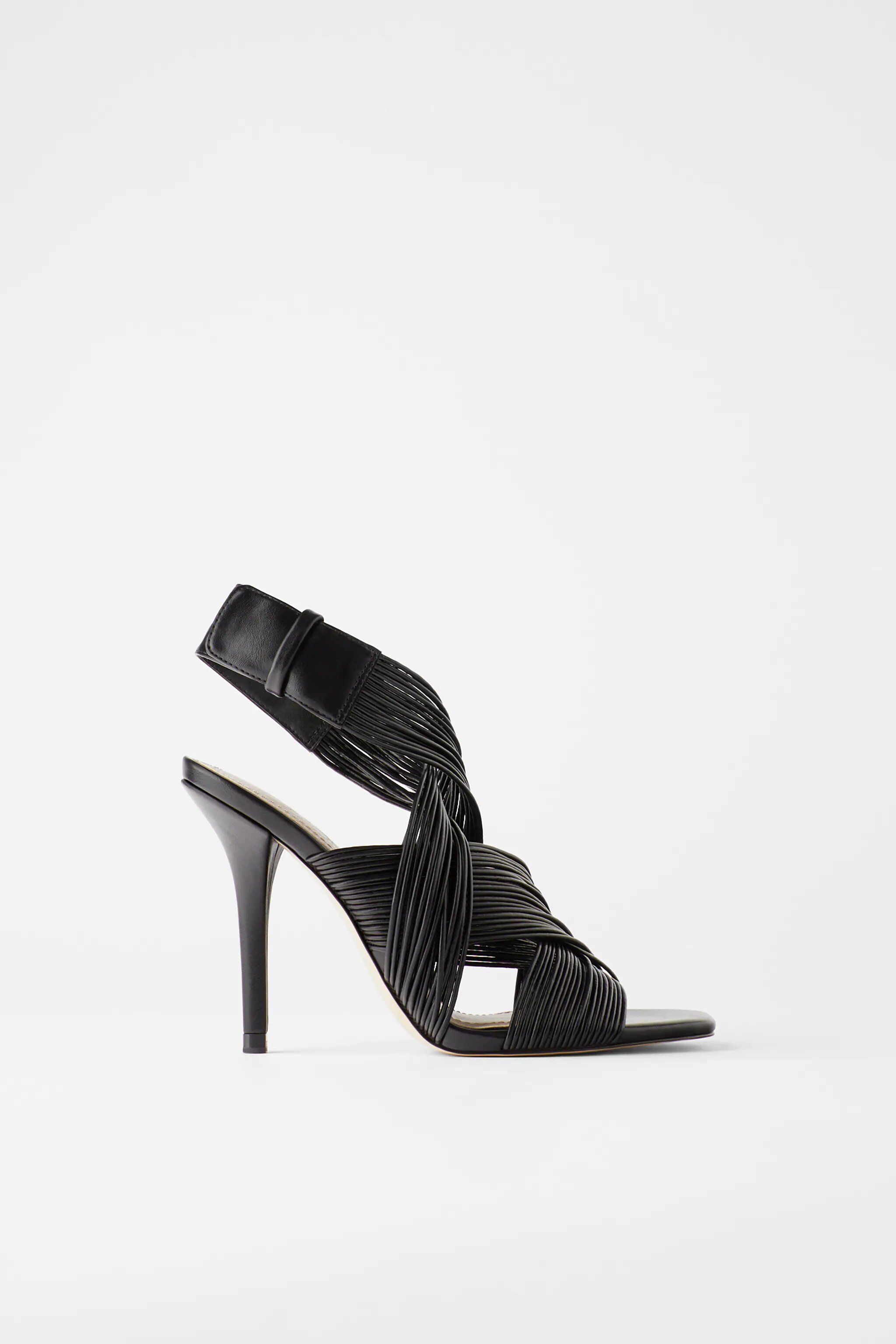 tarde firma soltar Rebajas de Zara: sandalias negras de tacón
