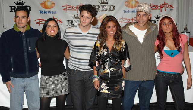 rbd rebelde during rbd rebelde press conference in madrid january 8, 2007 at palace hotel in madrid, madrid, spain photo by lalo yaskywireimage