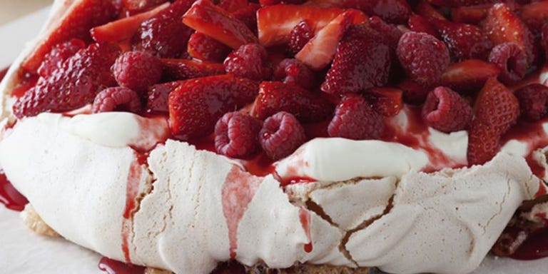 Pavlova Met Rood Fruit Ons Favoriete Toetje