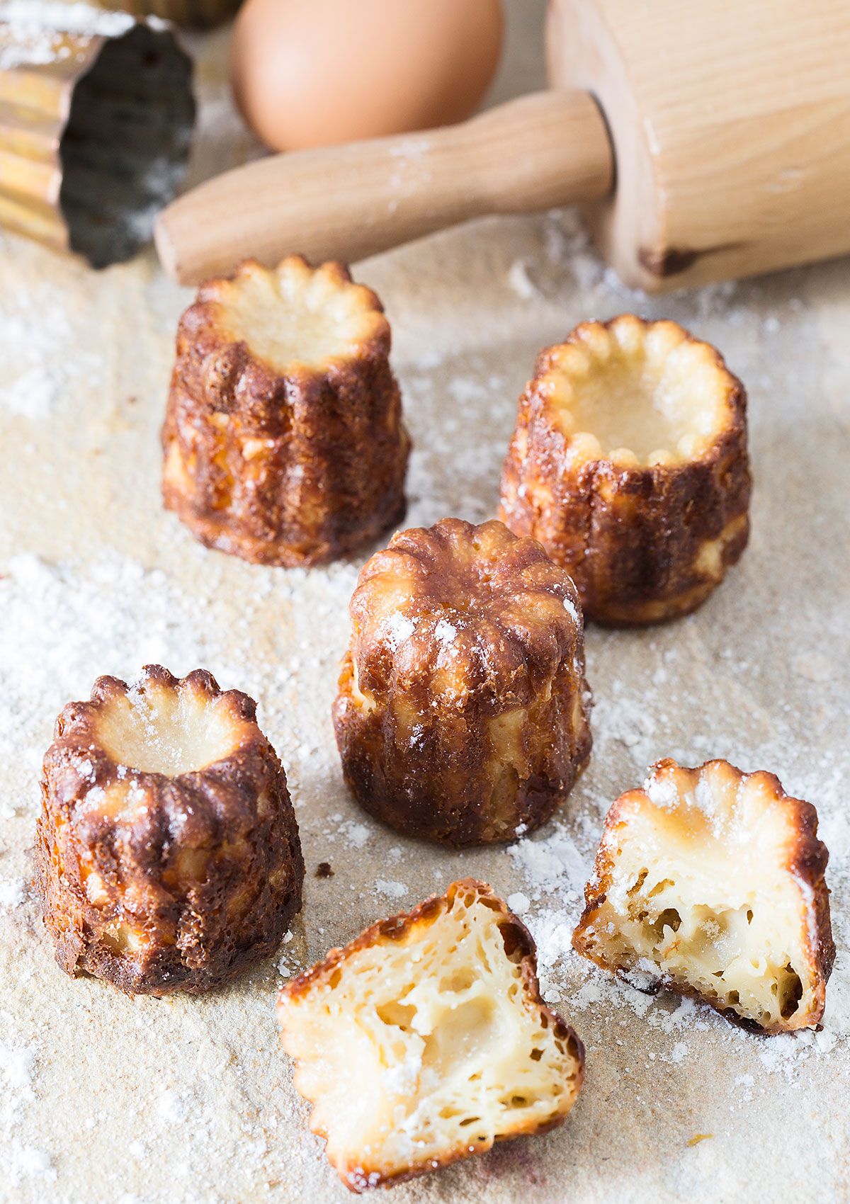 Recetas saludables y sostenibles: Cannelés bordelais