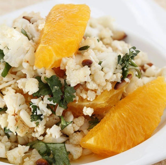 Receta: Cuscús de coliflor y naranja Receta: Cuscús de coliflor y naranja