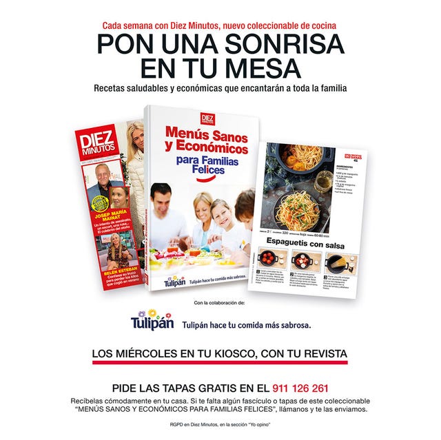 Coleccionable cocina recetas sanas y fáciles 'Diez Minutos' coleccionable cocina recetas sanas y fáciles 'diez minutos'
