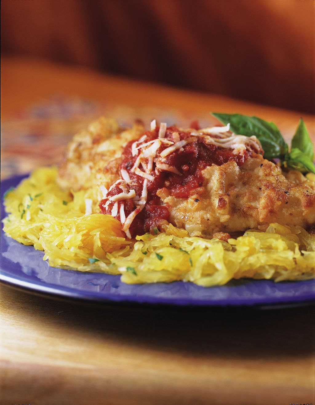 Chicken Parmesan With Spaghetti Squash