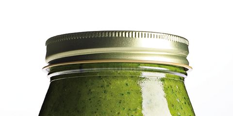 Green, Mason jar, Food storage containers, Canning, Condiment, Ingredient, Whole food, Preserved food, Lid, Food storage, 