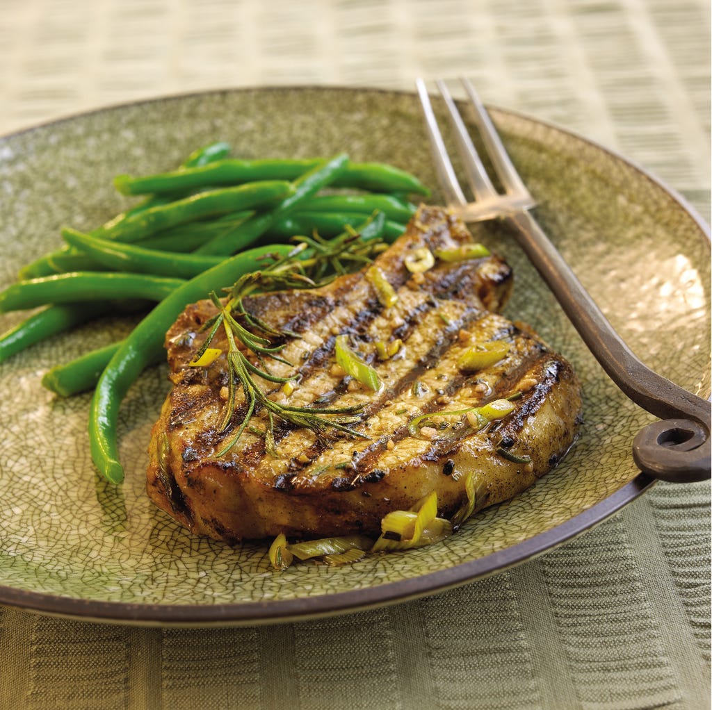 Marinated Pork Chops With Rosemary