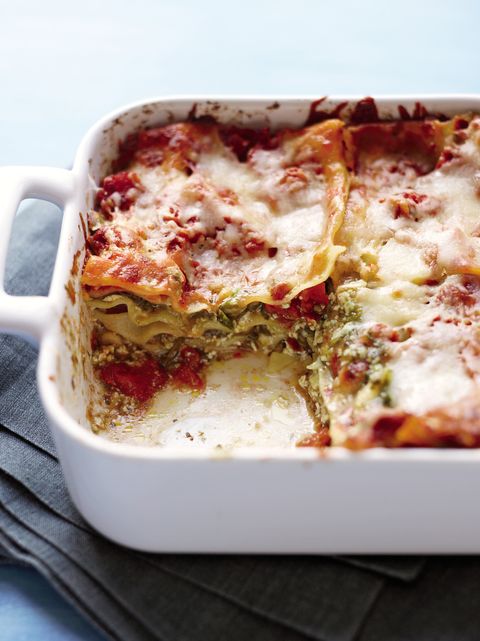 vegan lasagna with spinach tofu ricotta