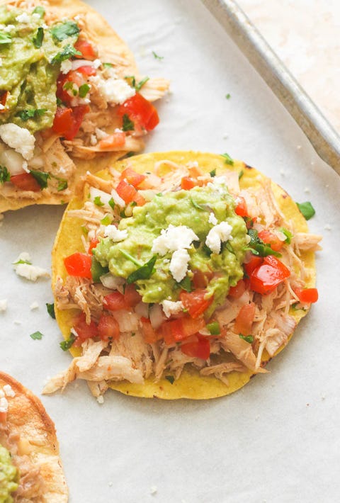 chicken tostadas with guac