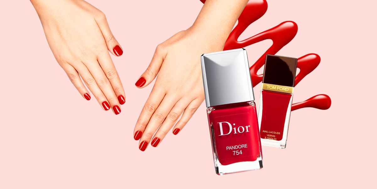 best fall red nail color