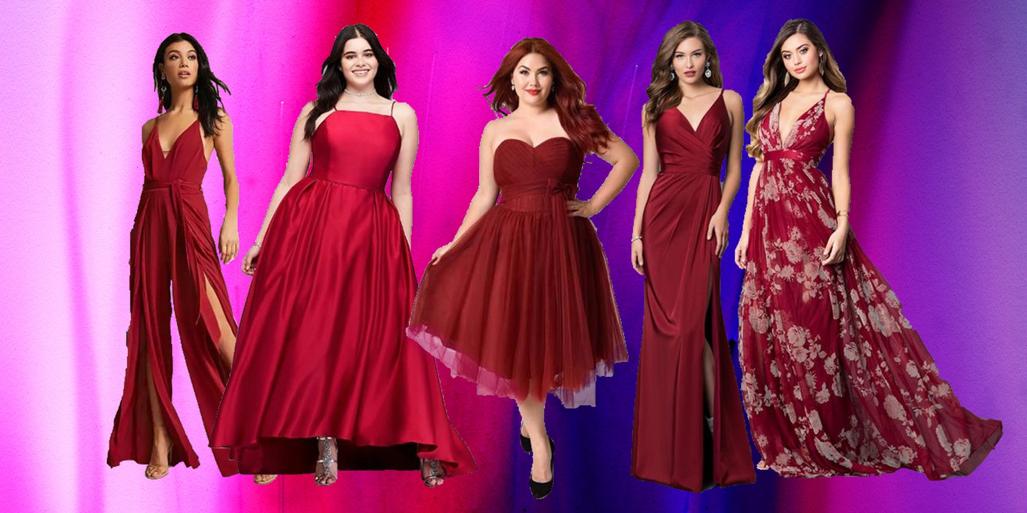 most beautiful red prom dresses in the world