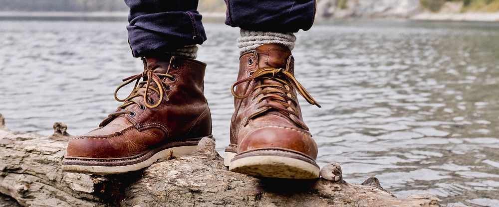 red wing used boots