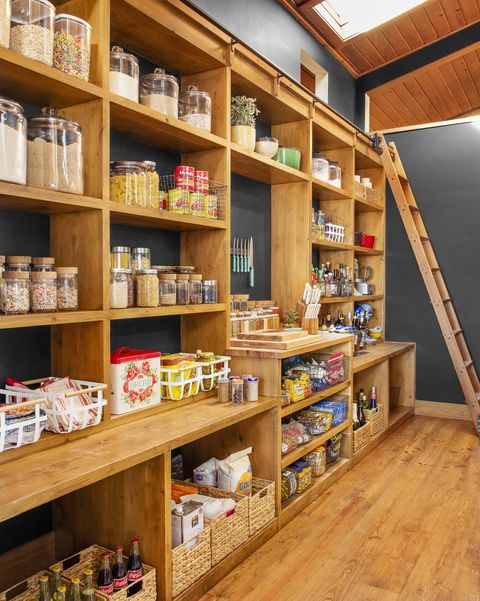 pantry organization ideas at ree drummond's the lodge
