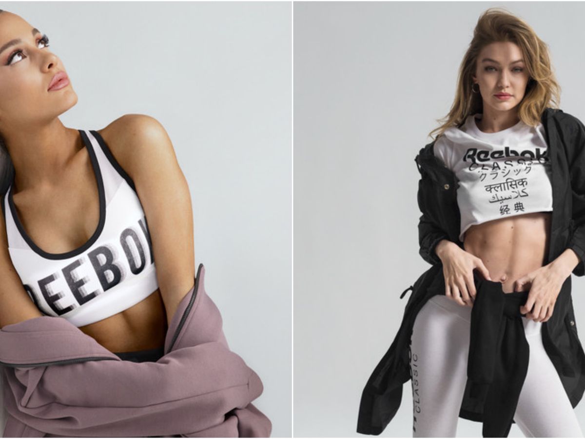 fax Surtido moco Ariana Grande And Gigi Hadid Look Insanely Good In The New All-Female Reebok  Campaign