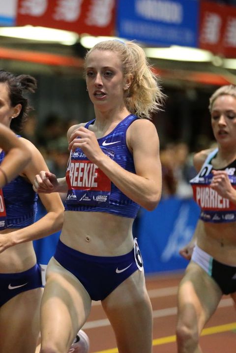 Reekie sets indoor mile record