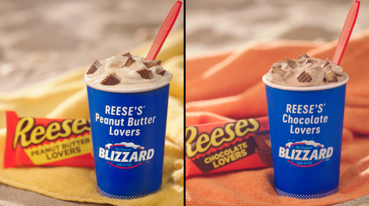 Dairy Queen Introduces Reeses Chocolate Lovers And Peanut Butter Lovers Blizzards