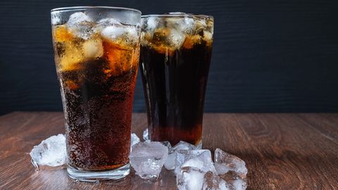 soft drinks calories from more to less by product