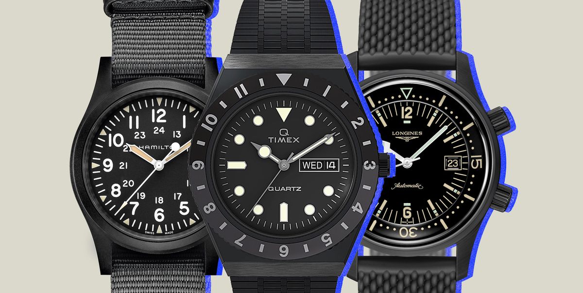 Black Watches For Men, Black Watches