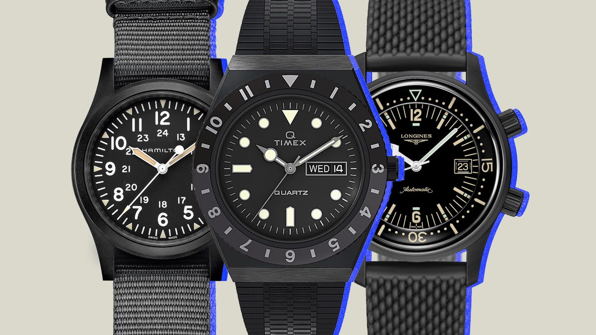 The Best All-Black Watches