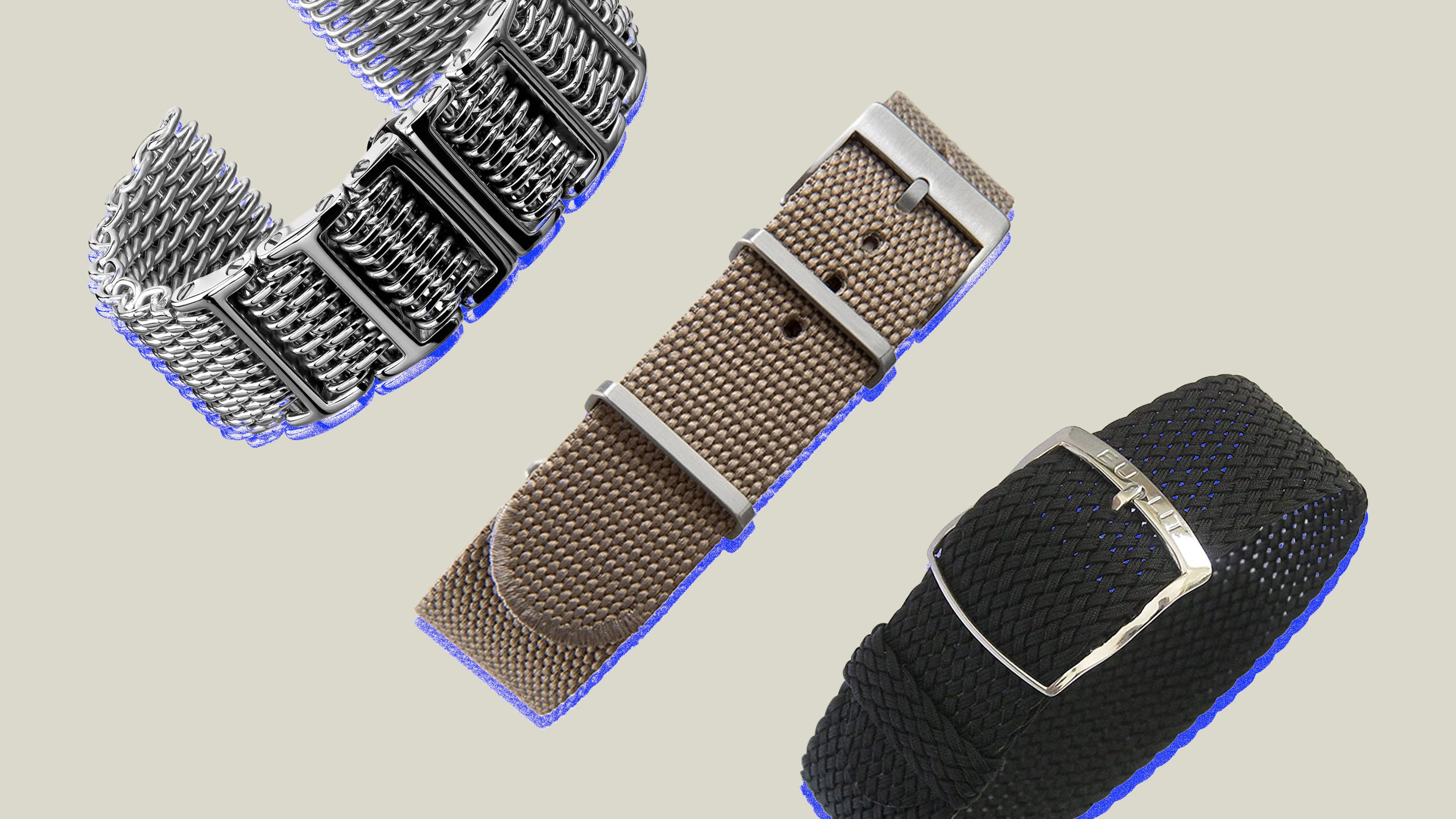 Water-resistant carbon watch band 20x18 mm. Omega watch strap Jewellery Watches Watch Bands & Straps 