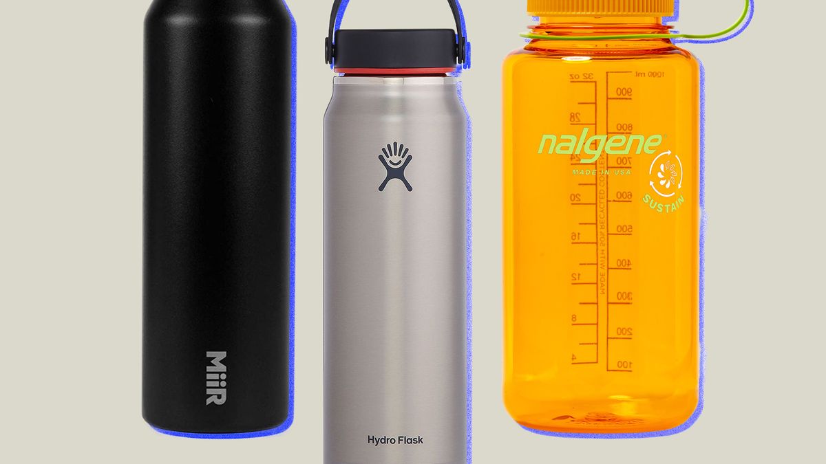 Outdoorsy Straw Top Water Bottle