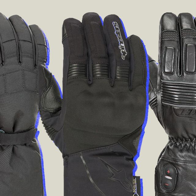 black motorcycle gloves