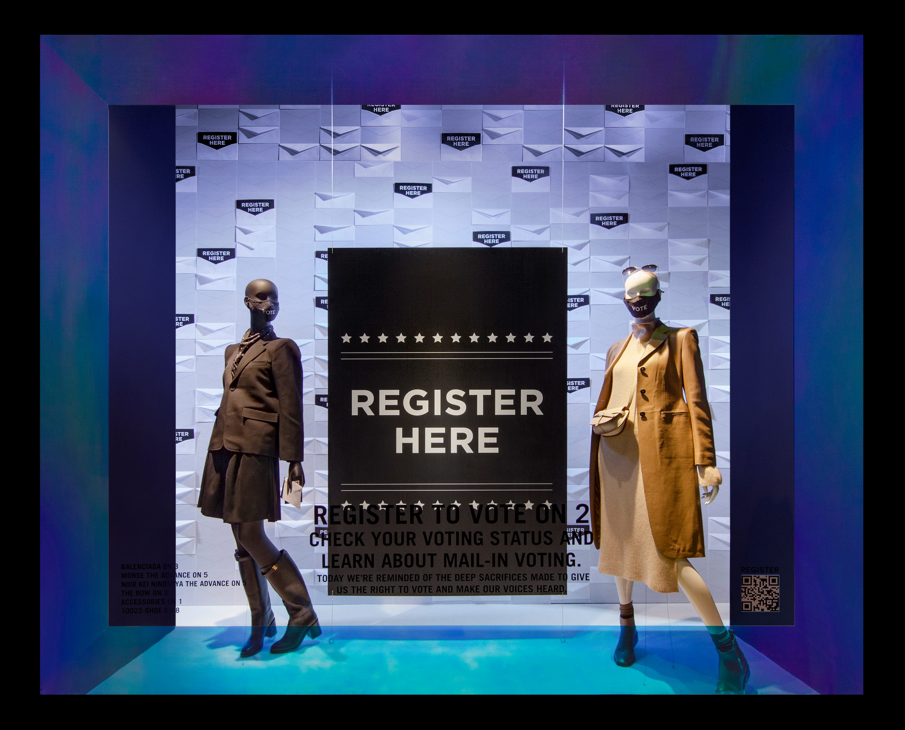 This Saks Fifth Ave Has Everything—Including A Voter Registration Booth