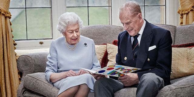 foto del 73 aniversario de la reina isabel y el príncipe felipe