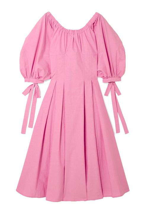 Rejina Pyo pink greta bow dress