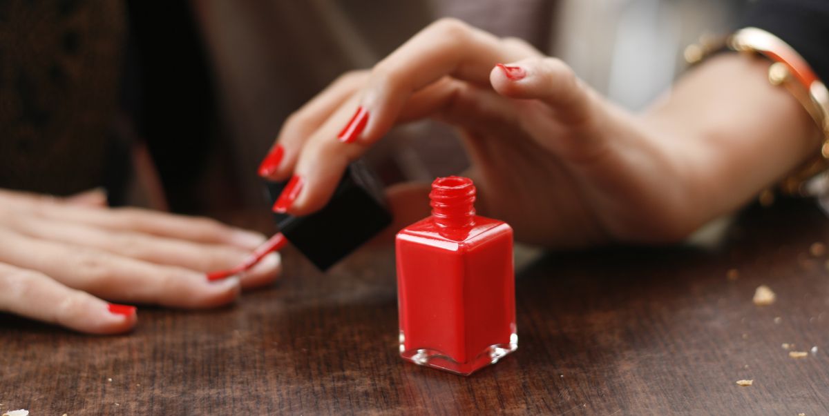 How to remove nail polish stains