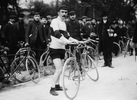 Rene Pottier, french racing cyclist. Tour de Franc