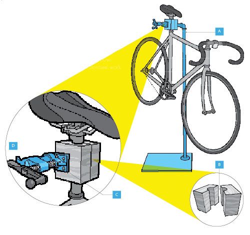 build your own bike repair stand