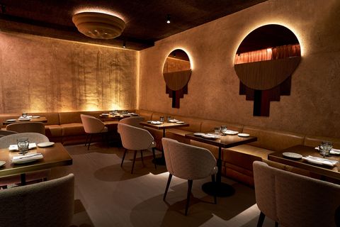 imagen de la sala de terracotta, uno de los 30 restaurantes más románticos de madrid