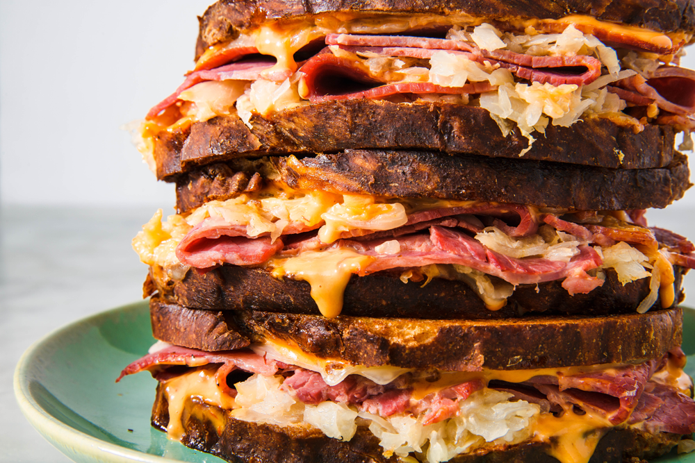 Best Reuben Sandwich Recipe - How To Make Reuben Sandwich