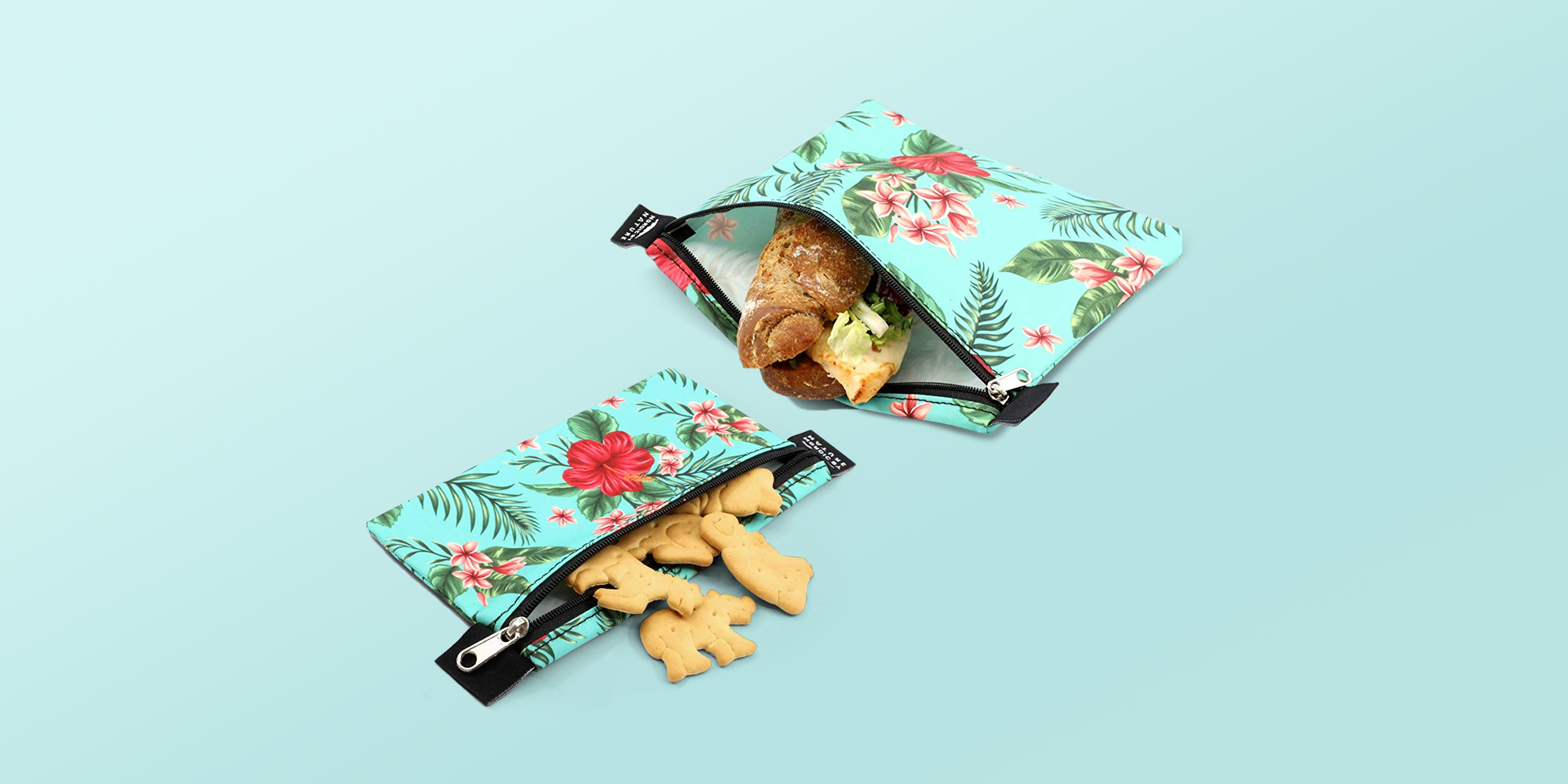 zippered reusable sandwich bag