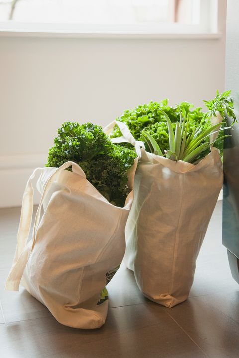 Flowerpot, Houseplant, Plant, Leaf vegetable, Herb, Grass, Vegetable, Flower, Shopping bag, Paper bag, 