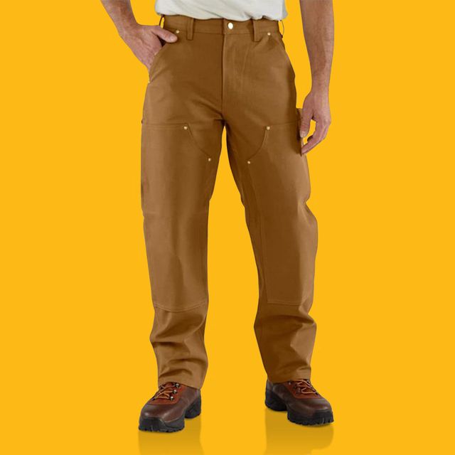 firm duck double front work pant