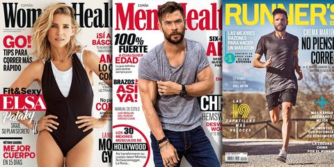 Revistas: Women's Health, Men's Health y Runner's World