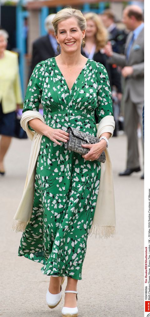 Sophie Countess of Wessex stuns in green at Chelsea Flower Show