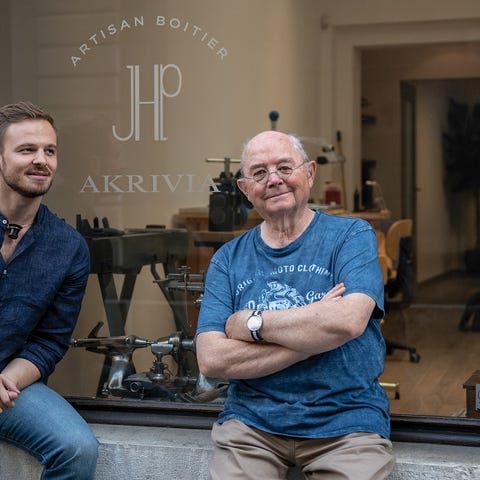 Rexhep Rexhepi Akrivia and Jean-Pierre Hagmann