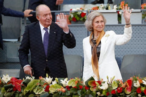 Open de tenis Madrid, don Juan Carlos, doña SofÃa, reina SofÃa, rey Juan Carlos, reyes eméritos, Don Juan Carlos y doña SofÃa apoyan a Nadal en el Open de Madrid, Los Reyes eméritos apoyan a Nadal en el Open, Don Juan Carlos y doña SofÃa, muy cómplices en el Open de Madrid, Los Reyes eméritos, juntos dos veces en un mismo dÃa