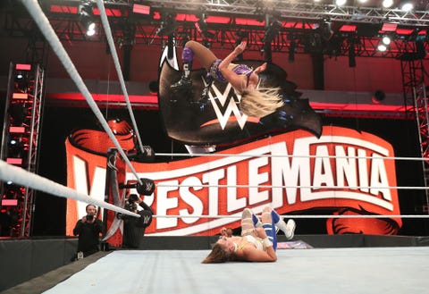 Wrestlemania 36 36 Stunning Pictures From The Strangest Mania