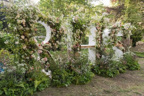 RHS Letters. Designed by Lucy Hunter. RHS Chelsea Flower Show 2018.