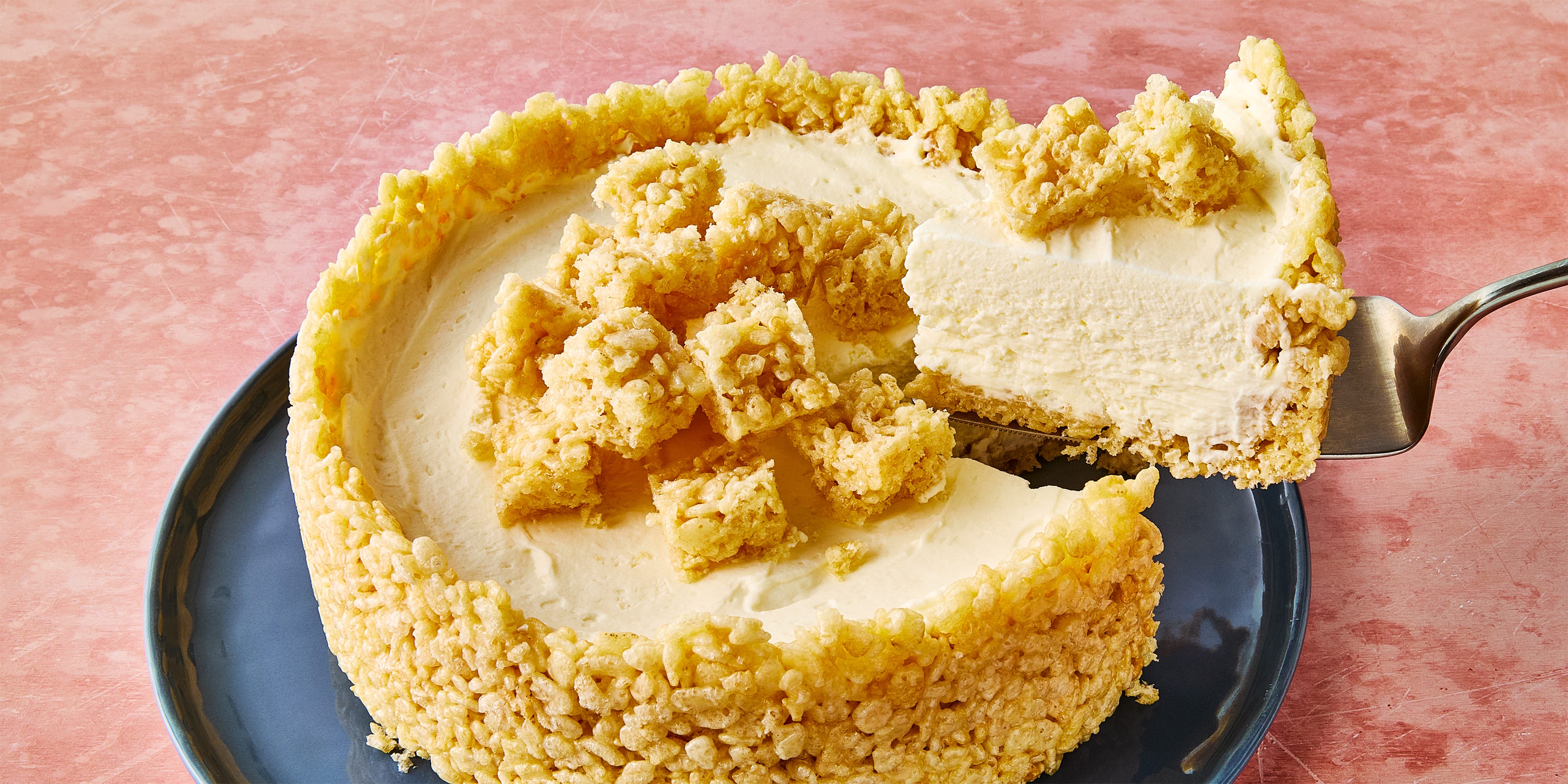 Rice Krispie Cheesecake Is A Delightful Twist On The Ultimate Playground Treat