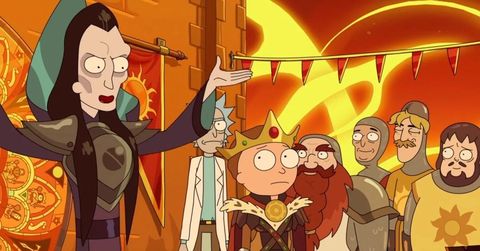 Rick and Morty sees Daniel Radcliffe and Jack Black star in 'Game Of  Thrones parody'