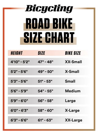 Bike Size Chart — Finding the Right Bike Frame Size